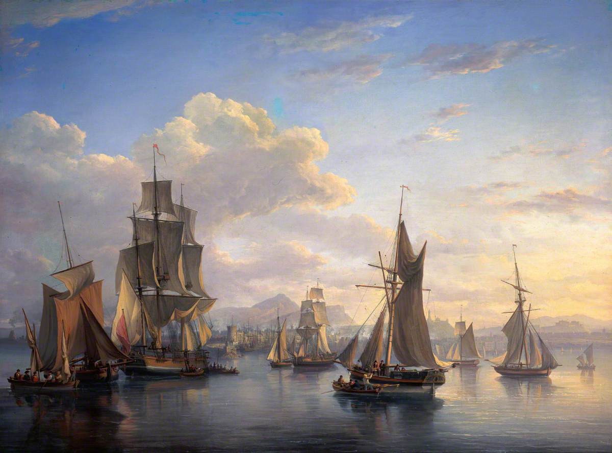 Nasmyth, Alexander, 1758-1840; The Port of Leith