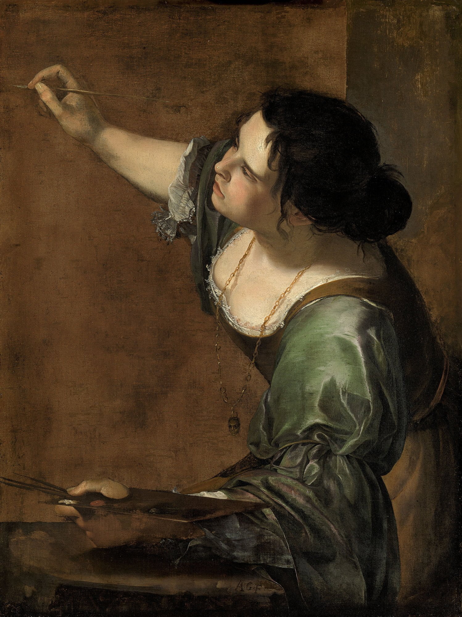 Artemisia Gentileschi, Self-Portrait as the Allegory of Painting (La Pittura), c.1638–9.
